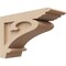 Ekena Millwork 4"W x 12"D x 8"H Classic Mayflower Rough Cedar Woodgrain TimberThane Corbel, Primed Tan CORUR04X12X08MAYRCPR - alternate 1